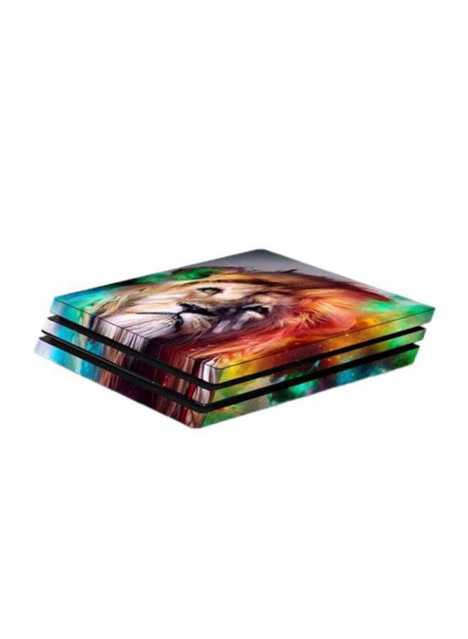 NIBEMINENT Lion Printed Console And Controller Sticker Set For PlayStation 4 (PS4) - Multicolour - Image 2