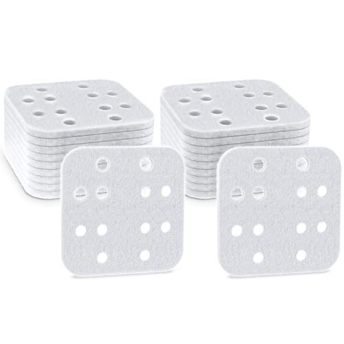Beckacher 20Pack Mineral Absorption Pad Humidifier Replacement Filters Compatible with LEVOIT LV600S LV600HH OasisMist450S Humidifier Works for Fine Particles in Water Tank White - Image 1