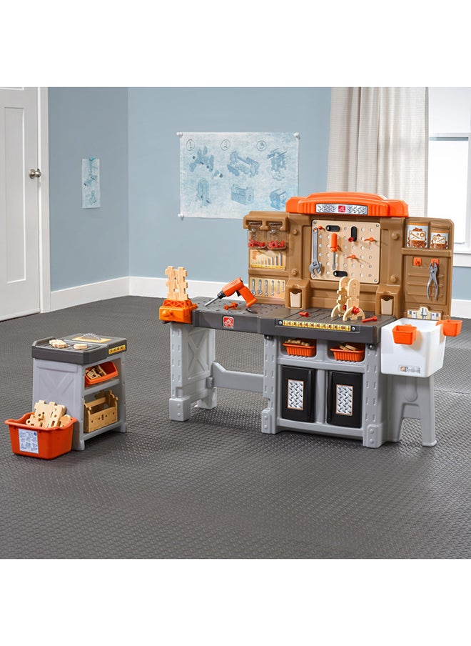 Step2 - Pro Play Workshop & Utility Bench | Kids Pretend Play Workbench & Tools Set - Image 1