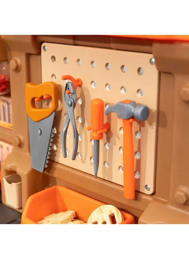 Step2 - Pro Play Workshop & Utility Bench | Kids Pretend Play Workbench & Tools Set - Image 1