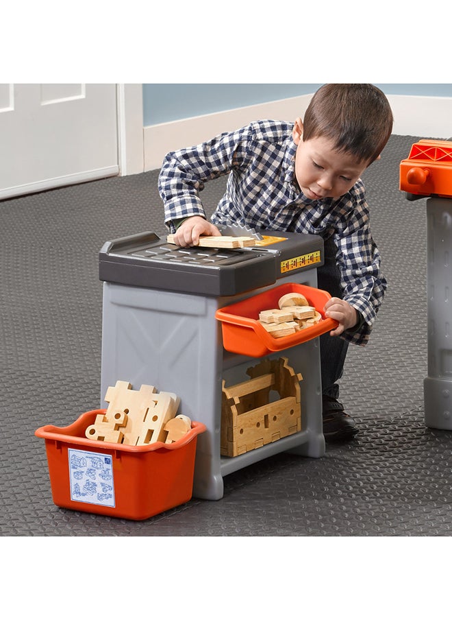 Step2 - Pro Play Workshop & Utility Bench | Kids Pretend Play Workbench & Tools Set - Image 1