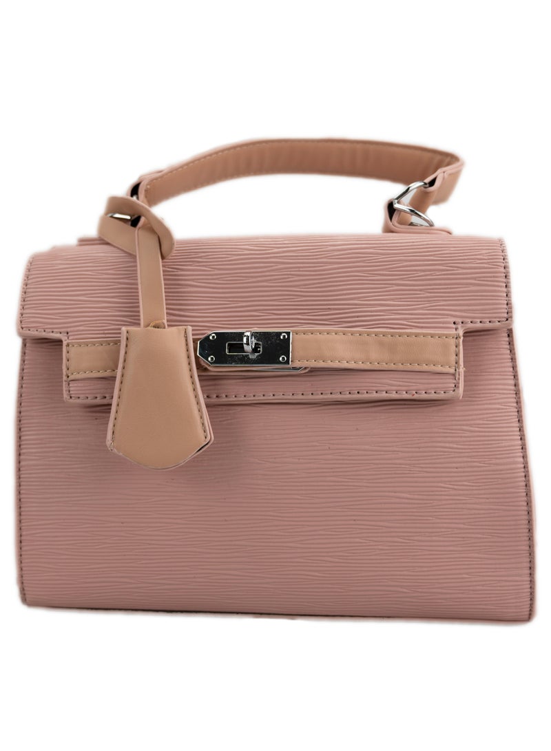 Kelly Pu Leather Women Brown Leather Handbag Shoulder Bag Popular Casual Women Bag - Image 1