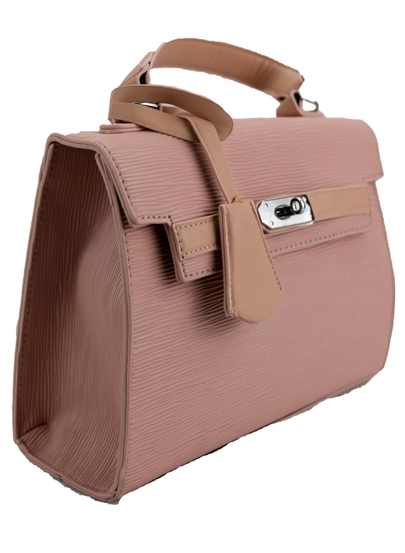 Kelly Pu Leather Women Brown Leather Handbag Shoulder Bag Popular Casual Women Bag - Image 3