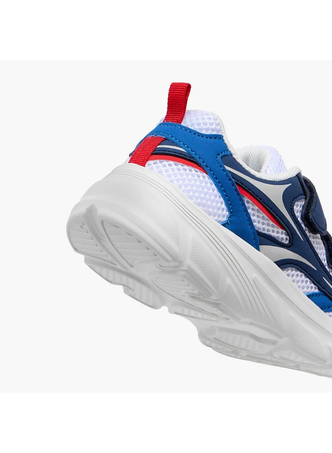 LBL by Shoexpress Boys Panelled Sneakers with Hook and Loop Closure