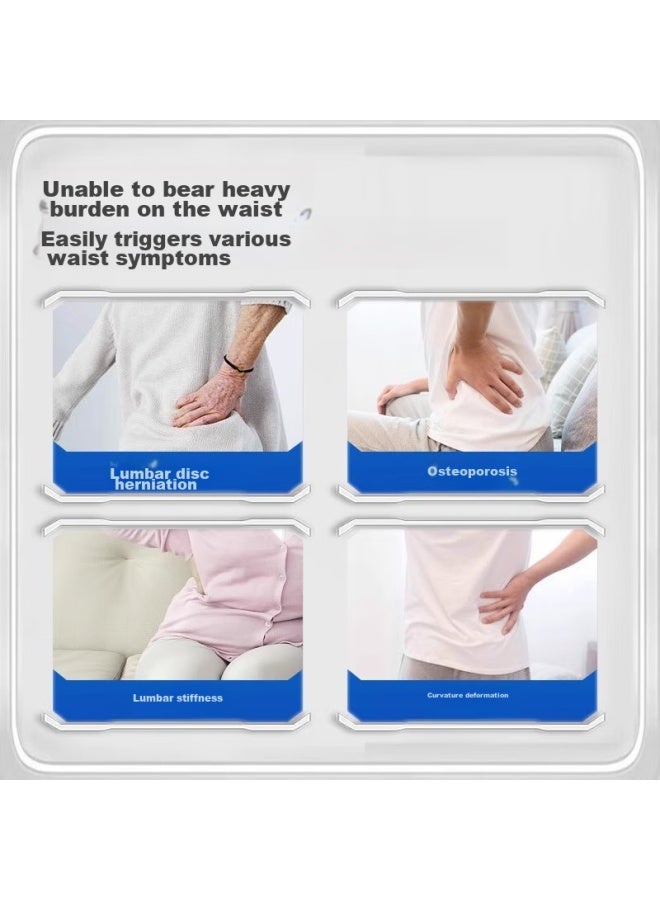Li-Ning Li-ning Waist Support Belt, Summer Support For Middle-aged And Elderly, Lumbar Disc And Muscle Protection, Lightweight And Breathable, Waist Brace, Fixed Device For Parents  - Image 1