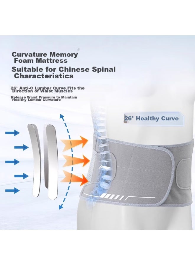 Li-Ning Li-ning Waist Support Belt, Summer Support For Middle-aged And Elderly, Lumbar Disc And Muscle Protection, Lightweight And Breathable, Waist Brace, Fixed Device For Parents  - Image 2