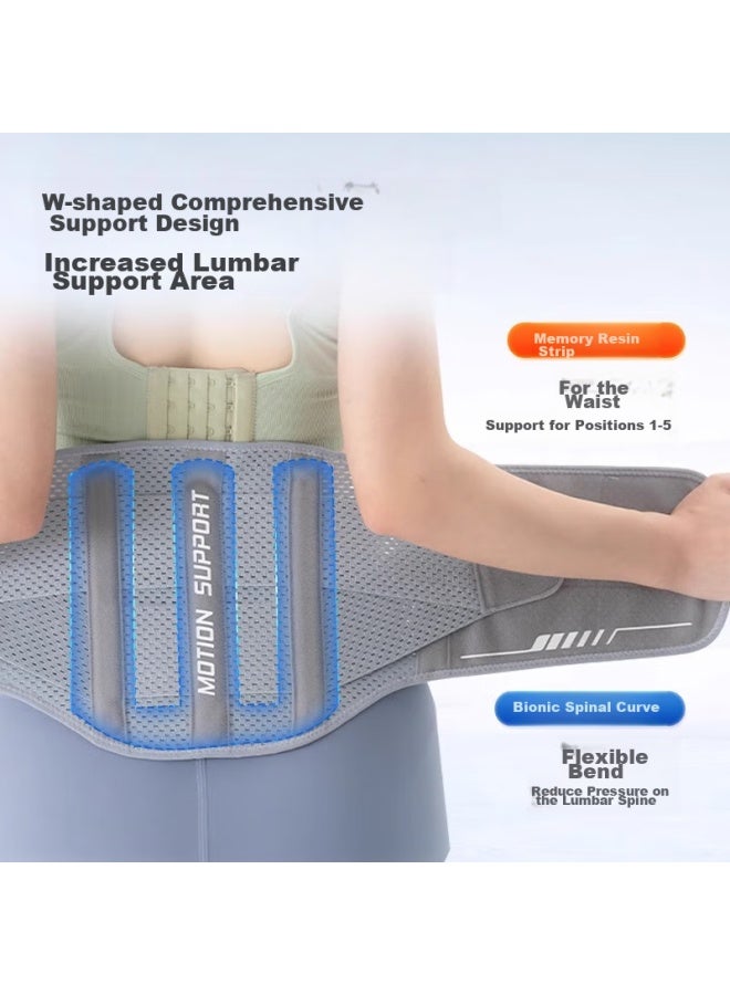 Li-Ning Li-ning Waist Support Belt, Summer Support For Middle-aged And Elderly, Lumbar Disc And Muscle Protection, Lightweight And Breathable, Waist Brace, Fixed Device For Parents  - Image 3