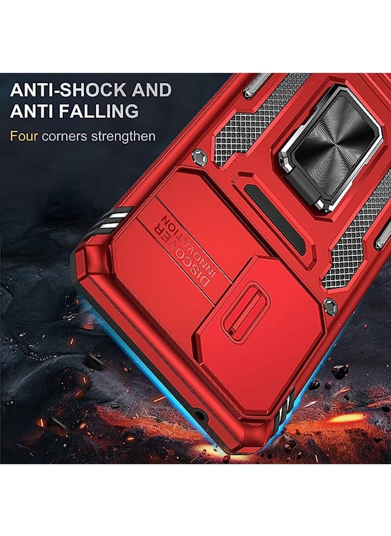 Galaxy A73 5G Case Cover with Stand Kickstand Ring and Camera Cover Protector, Military Grade Shockproof Protective Cover for Samsung Galaxy A73 - pzsku/Z0D626F7F1D2CFACA3CA8Z/45/_/1721119026/87a00724-448f-4269-a73c-310170badd3e