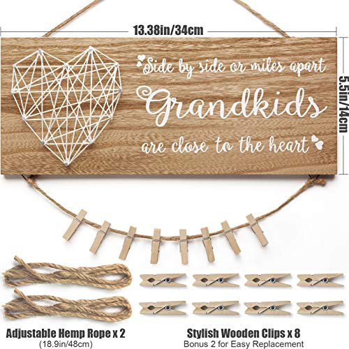 Asoulin Best Grandma Gifts Christmas Gifts for Grandma Picture Frame, Birthday Gift for Nana from Grandchildren Granddaughter Grandson, Grandkids Photo Holder Grandpa Gigi Nana Gift for Thanksgiving - Image 5