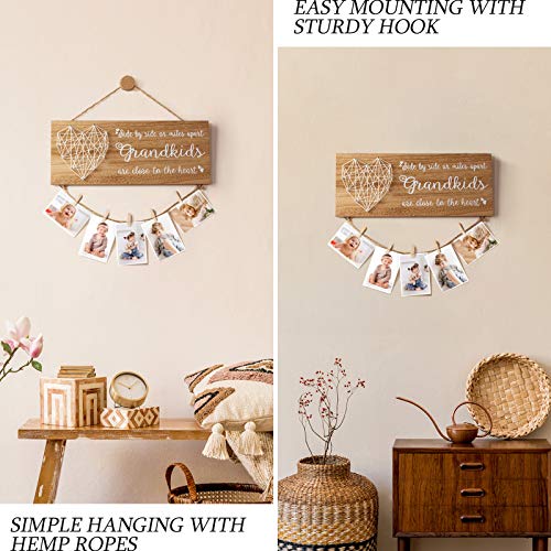 Asoulin Best Grandma Gifts Christmas Gifts for Grandma Picture Frame, Birthday Gift for Nana from Grandchildren Granddaughter Grandson, Grandkids Photo Holder Grandpa Gigi Nana Gift for Thanksgiving - Image 4