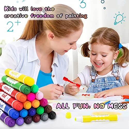 Nicecho Dot Markers, Washable Dot Markers Toddlers & Preschoolers, 24 Colors Bingo Paint Daubers Marker Kit with Free Activity Book - Image 4