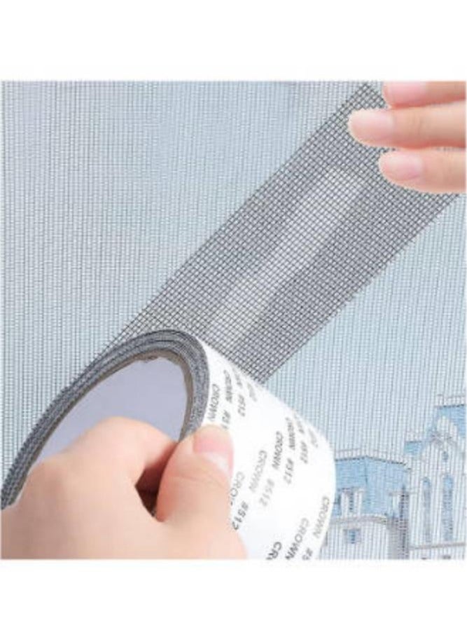 Screen Repair Tape Mosquito Net Repair Tape Self Adhesive Screen Fiberglass Mesh Patch Repair Waterproof Screen Patch Repair for Window and Door Screen Repair Anti-Mosquito - Image 4