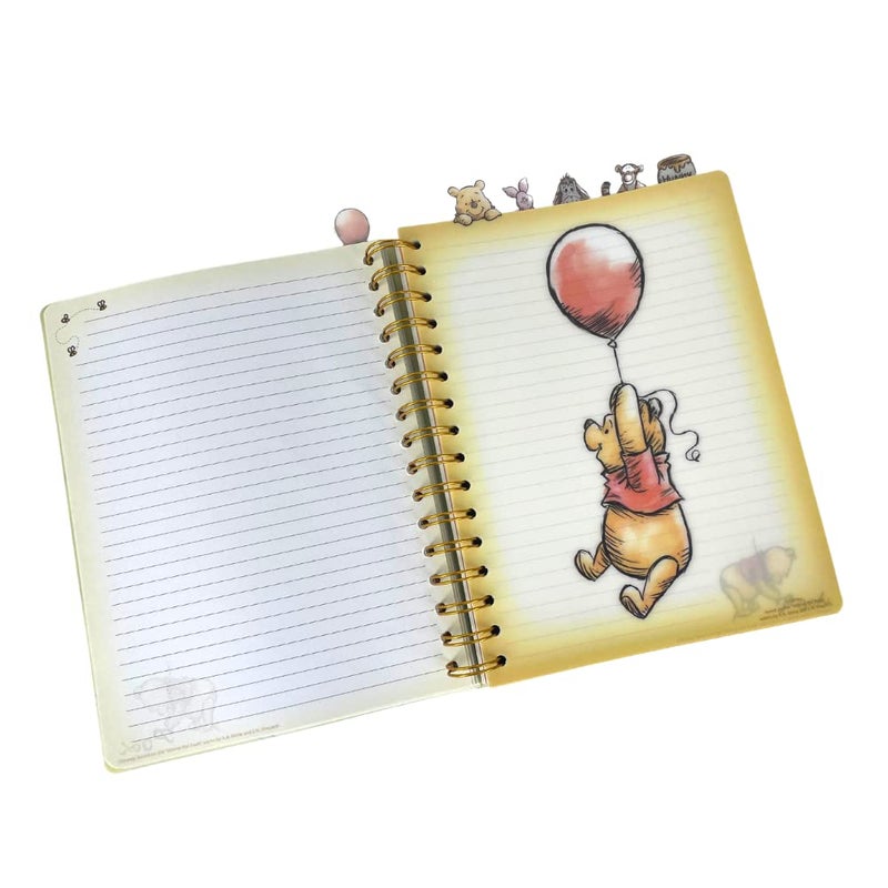 Innovative Designs Disney Winnie The Pooh Tab Journal Notebook, Spiral Bound, 144 Lined Pages, 8 x 7 inches - Image 3