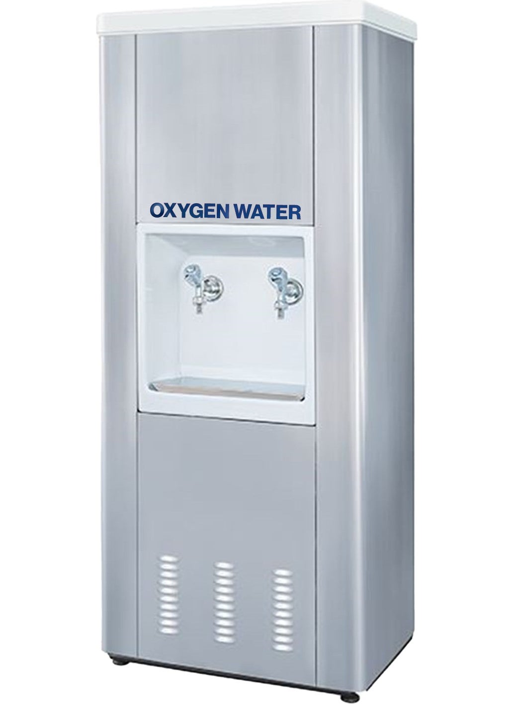 OXYGEN WATER Industrial Type Cooled Purified Stainless Steel Water Dispenser 80L  - Image 1