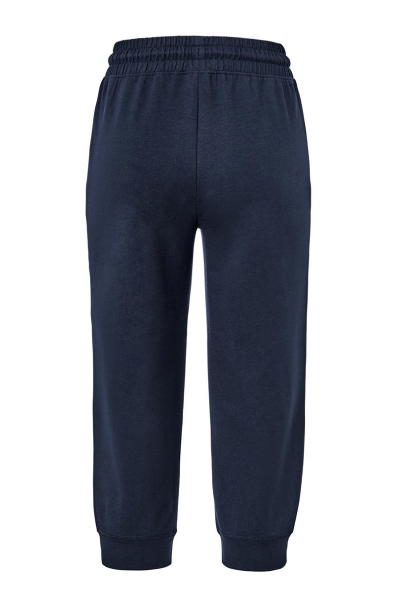 Tchibo Women Sportswear Fit Outdoor Cropped Trousers Pants, Navy  - Image 3