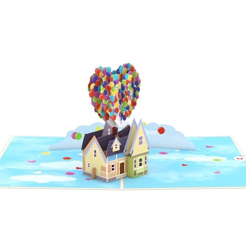 Lovepop Everyday Pop-Up Card for Her and Him - 3D Disney & Pixar Greeting Cards for Boys, Girls, Men, Women - My Favorite Adventure - 5" x 7" Up House Card - Blank Notecard & Envelope Included - Image 4