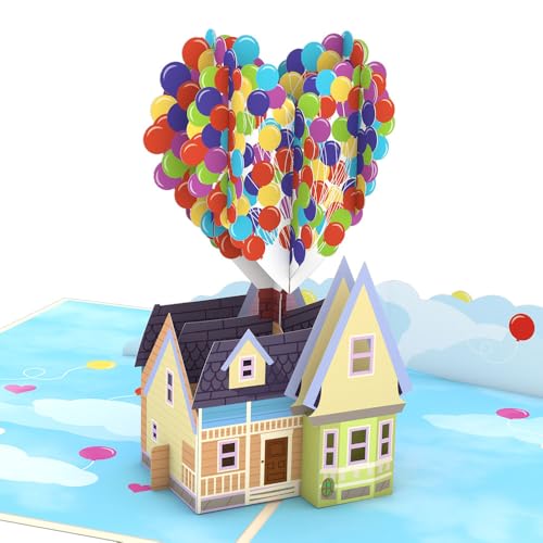 Lovepop Everyday Pop-Up Card for Her and Him - 3D Disney & Pixar Greeting Cards for Boys, Girls, Men, Women - My Favorite Adventure - 5" x 7" Up House Card - Blank Notecard & Envelope Included - Image 2