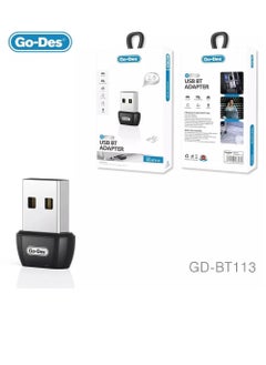 محول USB بلوتوث 5.0 جهاز استقبال مناسب لأجهزة الكمبيوتر المكتبية وأجهزة الكمبيوتر المحمولة ولوحات المفاتيح والطابعات والماوس وسماعات الرأس