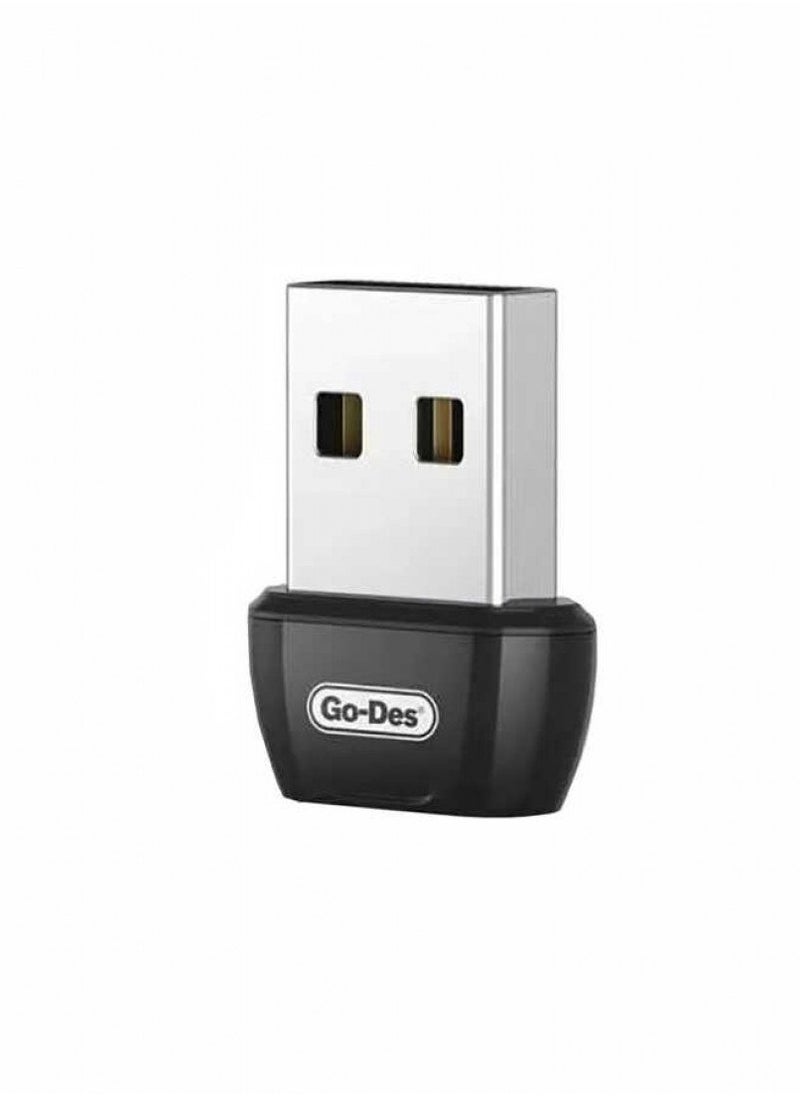 جو-ديز - محول USB بلوتوث 5.0 جهاز استقبال مناسب لأجهزة الكمبيوتر المكتبية وأجهزة الكمبيوتر المحمولة ولوحات المفاتيح والطابعات والماوس وسماعات الرأس - Image 1