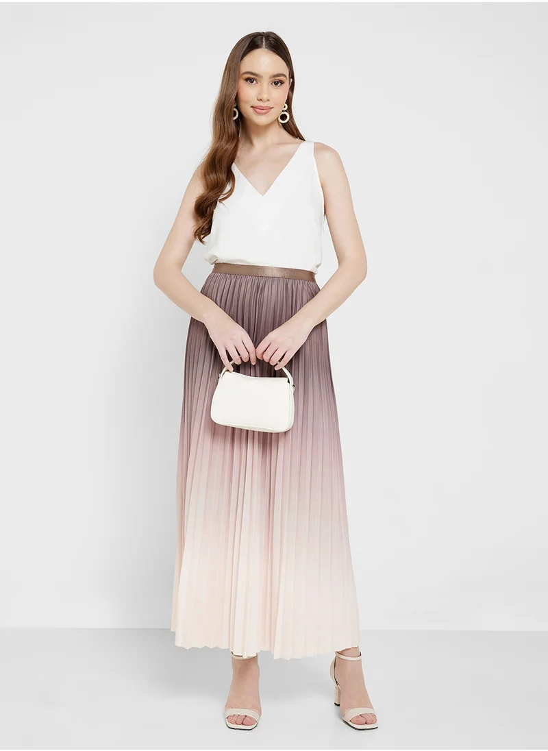 ايلا Omrbe Pleated Skirt