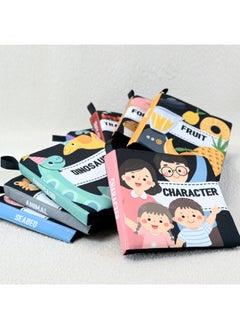 Generic Products Listed Black And White Cognitive Cloth Baby Can't Tear Bite Books Baby Enlightenment Early Education Toys-Color:character (English Version)]  - Image 3