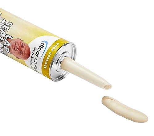 Dicor 551LST-1 HAPS-Free Non-Leveling Lap Sealant - 10.3 Oz, Tan, Secure, Ideal for RV Roofing, Maintenance, Repair, Appliance Application - Image 2