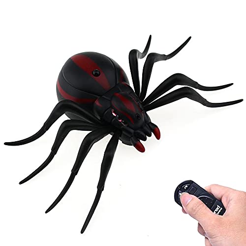 Tipmant RC Spider Remote Control Car Vehicle Animal Scary Prank Toys Electric Electronic Siumlation Fake Kids Birthday Gifts Black - Image 1