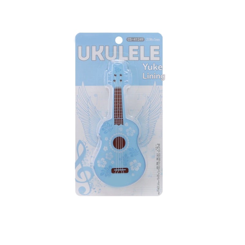 Correction Tape: 20M Large Capacity - Smooth Jam-Free Guitar-Shaped Correction Tape for Students and Music Lovers - Image 2