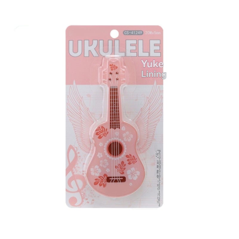 Correction Tape: 20M Large Capacity - Smooth Jam-Free Guitar-Shaped Correction Tape for Students and Music Lovers - Image 1