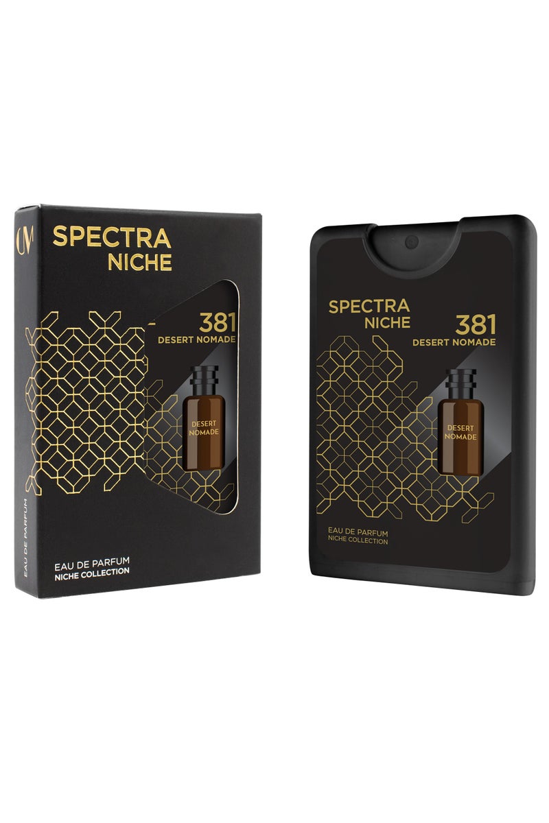 Spectra Pocket Niche 381 Desert Nomade EDP Unisex Perfume - 18ml - Image 1