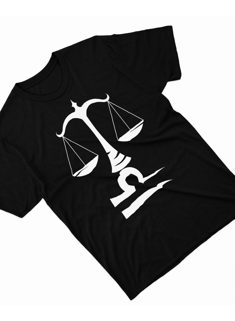 Fashion World Cotton T-shirt Printed with High-quality Libra  - Image 2