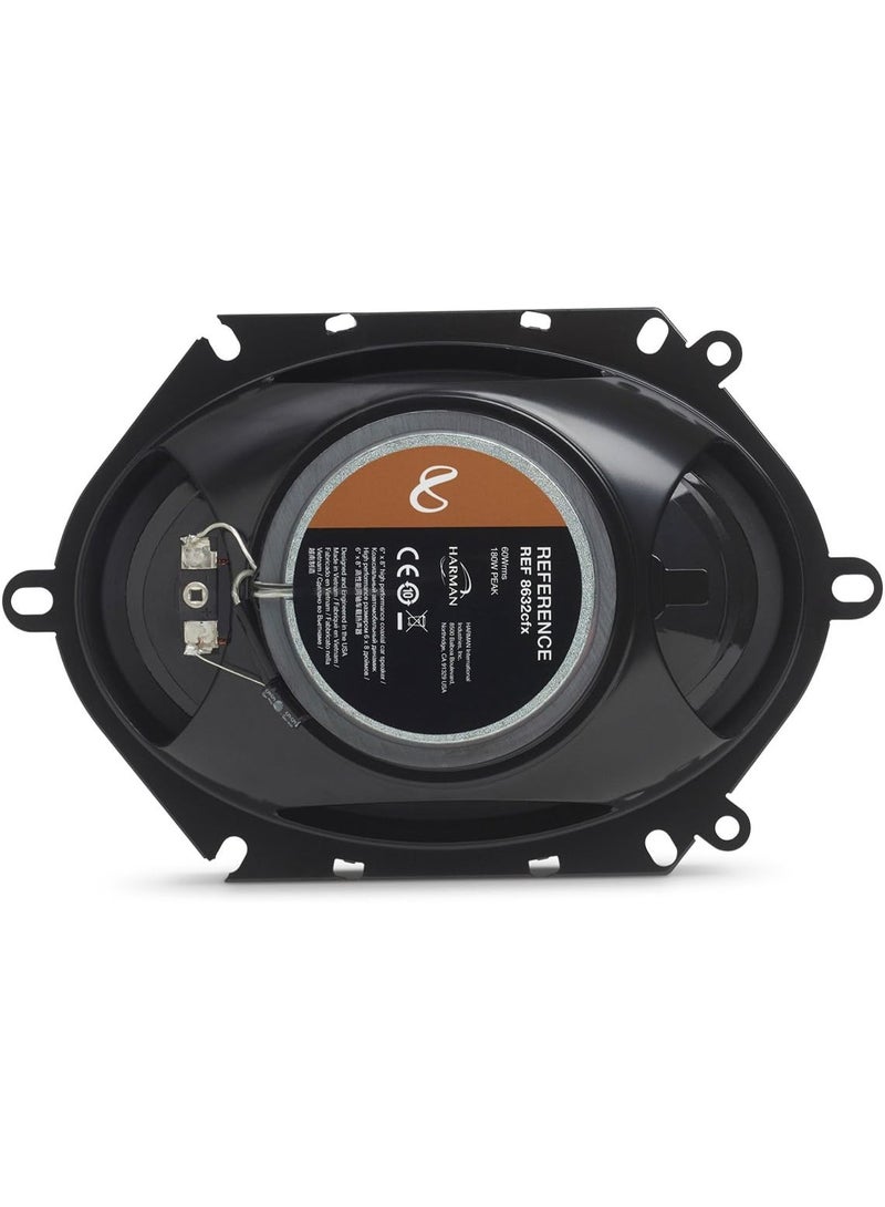 Infinity Reference REF-8632CFX 6″ × 8″ 2-Way Car Speakers, 60W RMS / 180W Peak, High-Efficiency Sound - Image 2