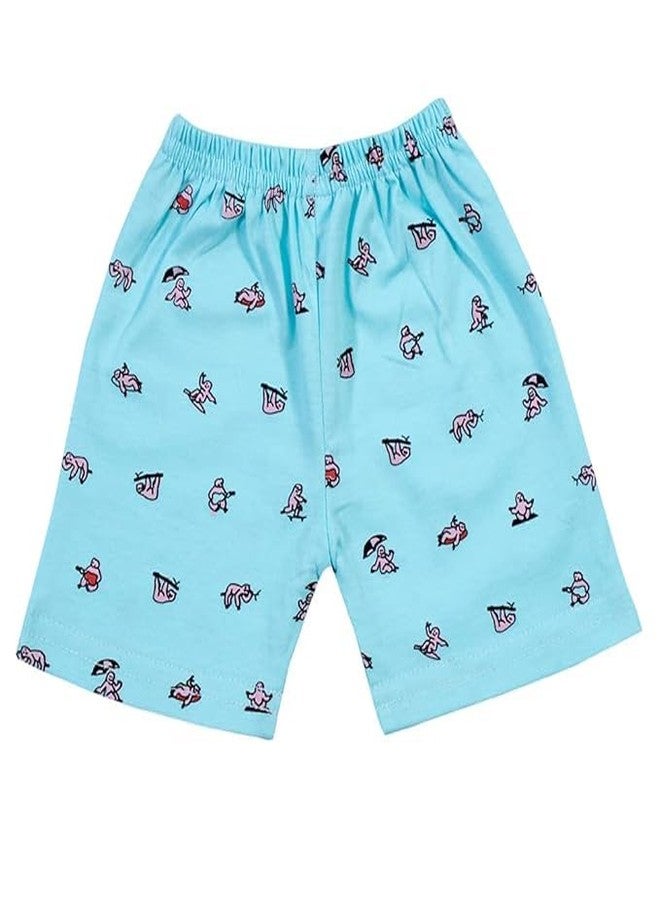 Magic Town Baby Cotton Short/Nicker for Unisex Baby (0-24 Months) Pack of 4 (in, Age, 18 Months, 24 Months, Regular) Multicolour - Image 3