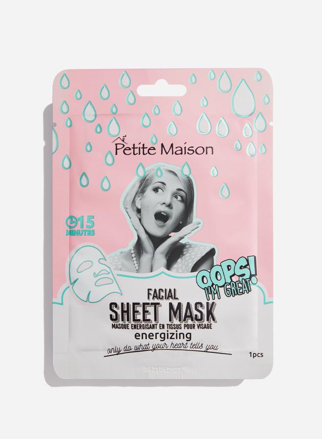 Petite Maison Energizing Facial Sheet Mask 25ml - Image 1