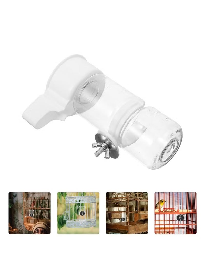 2 Pcs Bird Water Feeder,140ML Automatic Bird Water Food Dispenser Bird Water Bottle Drinker Bird Cage Accessories for Parrot Budgie Cockatiel Parakeet Lovebirds - Image 2