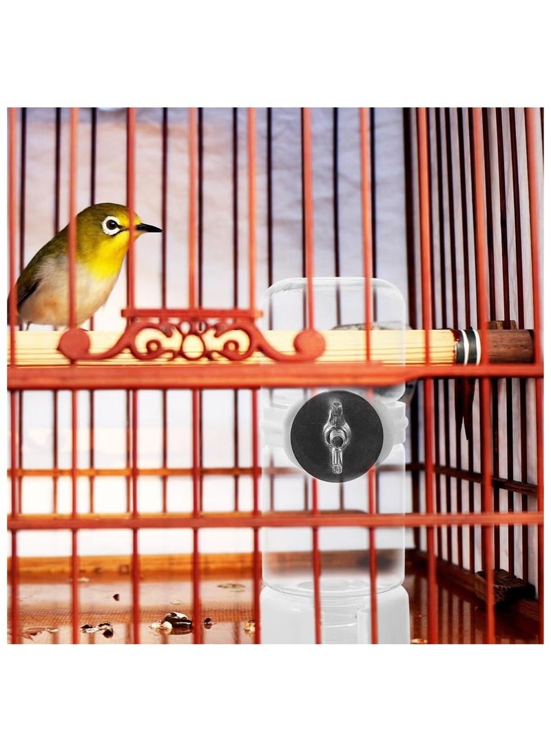 2 Pcs Bird Water Feeder,140ML Automatic Bird Water Food Dispenser Bird Water Bottle Drinker Bird Cage Accessories for Parrot Budgie Cockatiel Parakeet Lovebirds - Image 3