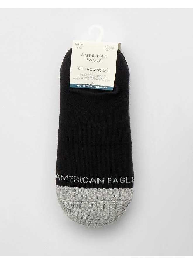American Eagle AE Invisible Socks 5-Pack