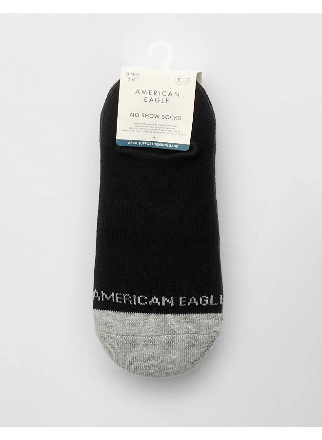 American Eagle AE Invisible Socks 5-Pack