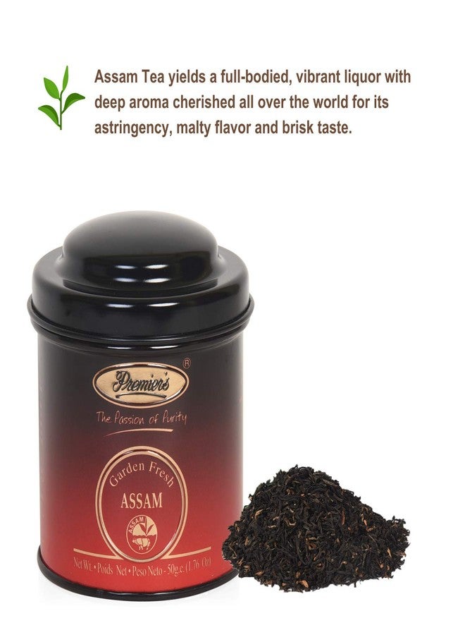 Premiers 3-in1 Tea Gift Set | 75 Cups | 150 Grams | Elegant Domed Metal Caddy | Darjeeling Green Tea + Assam Tea + Earl Grey Tea | PMP Series - Image 3