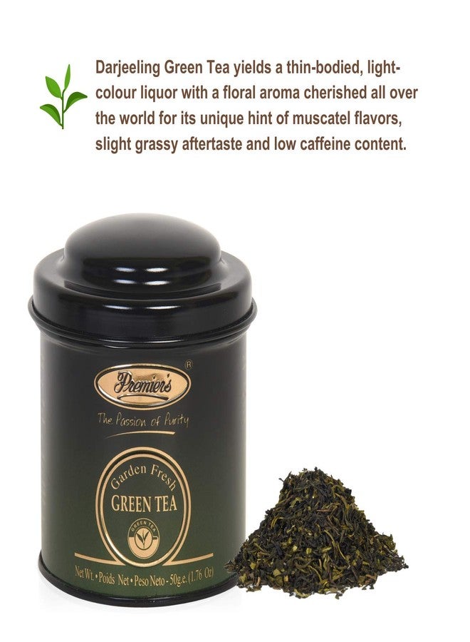 Premiers 3-in1 Tea Gift Set | 75 Cups | 150 Grams | Elegant Domed Metal Caddy | Darjeeling Green Tea + Assam Tea + Earl Grey Tea | PMP Series - Image 2