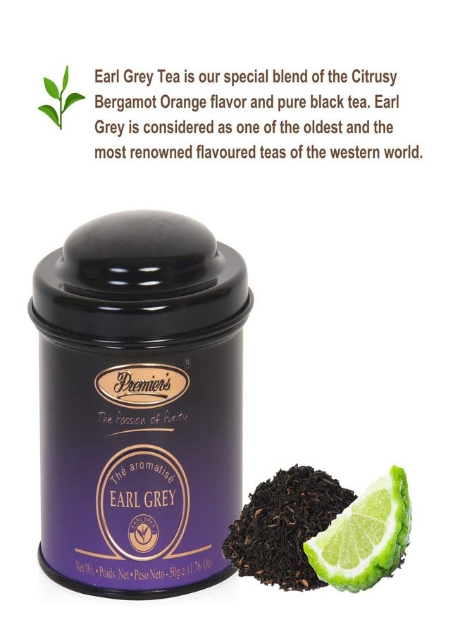 Premiers 3-in1 Tea Gift Set | 75 Cups | 150 Grams | Elegant Domed Metal Caddy | Darjeeling Green Tea + Assam Tea + Earl Grey Tea | PMP Series - Image 4