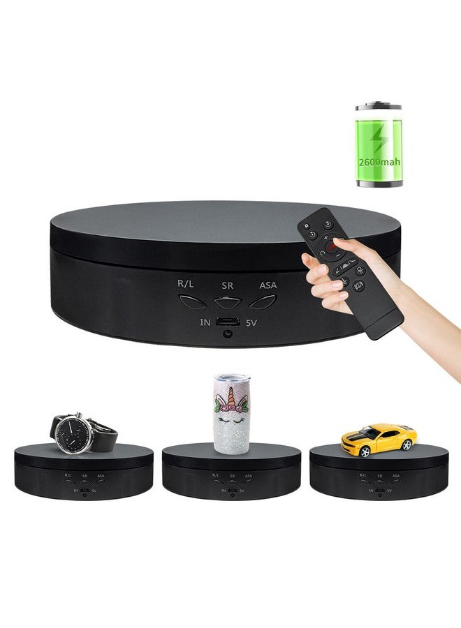 ZLMONDEE Remote Control Rotating Display Stand, 5.74inch/22Lbs Load Turner Cup Platform, 360 Rotating Turntable, Tumbler Making Supplies Spinner for Epoxy Glitter Tumbler,Photography - Image 1