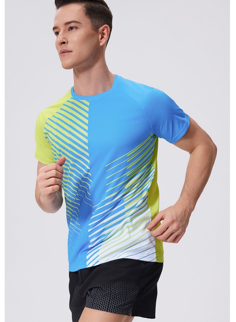 luluesses Men's quick-drying short-sleeved fitness basketball tops  - Image 1