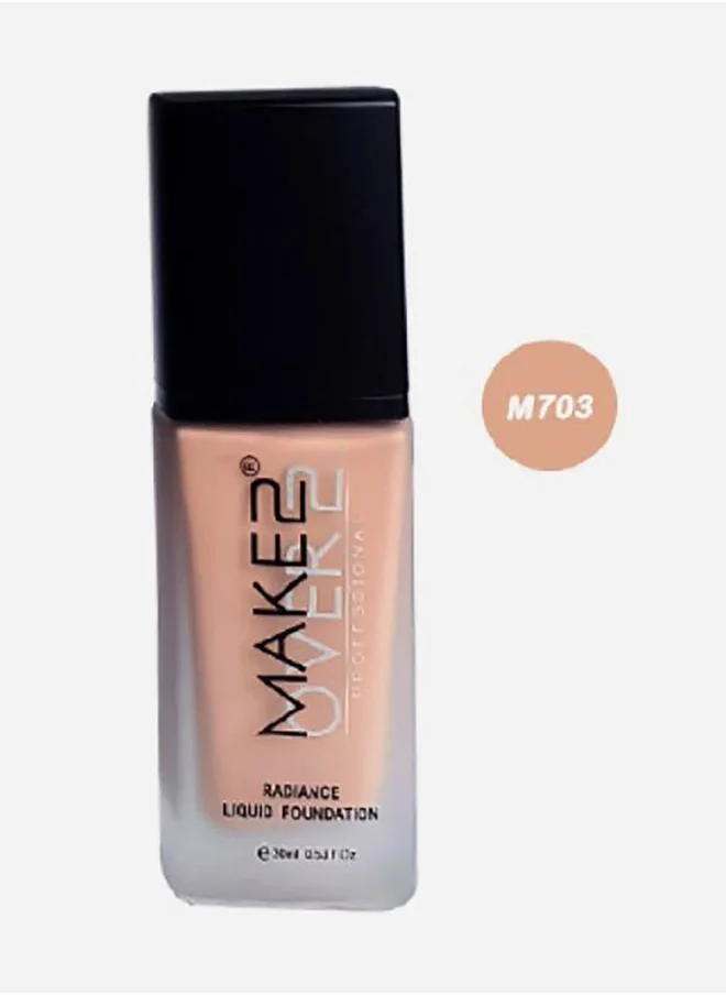 MAKE OVER 22 Radiance Liquid Foundation No:703