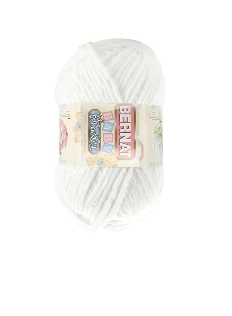 Bernat Bernat Baby Blanket Big Ball Yarn White - Image 1