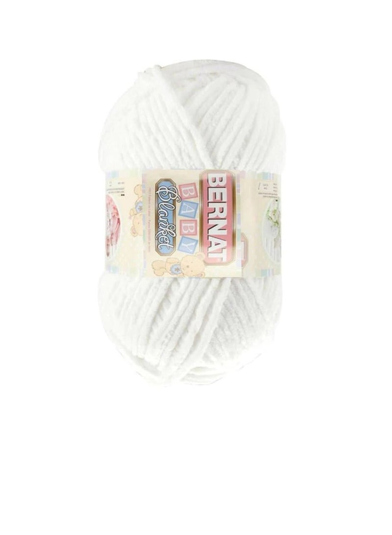 Bernat Bernat Baby Blanket Big Ball Yarn White - Image 3
