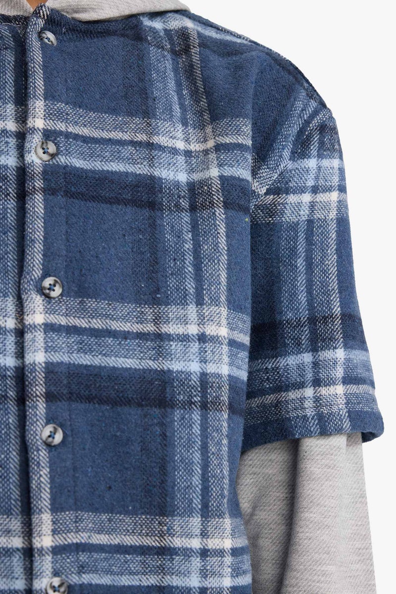 ديفاكتو طقم اولادي قميص كاروهات وسويت بانتس - قطعتين - Image 4