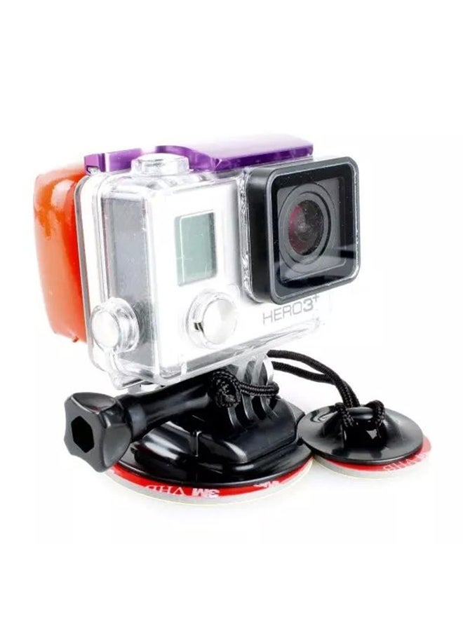 O Ozone طقم ملحقات لوح التزلج متوافق مع GoPro Hero 11 10 9 8 7 6 5 4 SJCAM وكاميرات الحركة الأخرى | حوامل لوح التزلج والطفو مع ملصق لاصق - Image 2