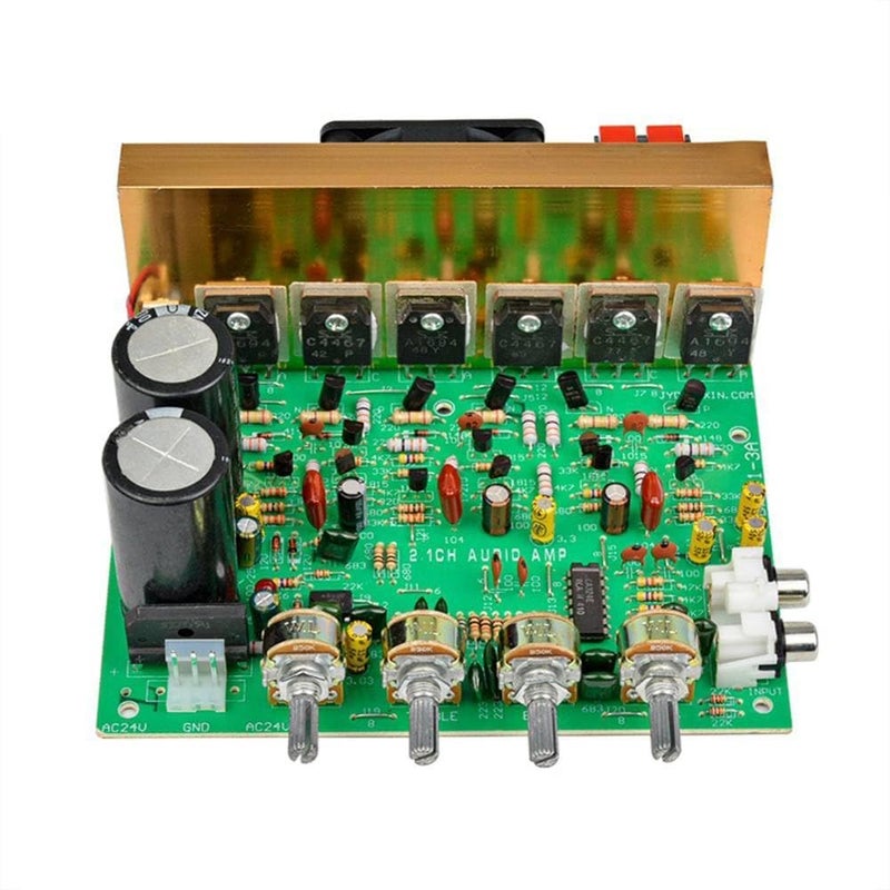 DX 2 1 Large Power Audio Board Dual Channel Subwoofer Home Theater DIY Sound Module - Image 1