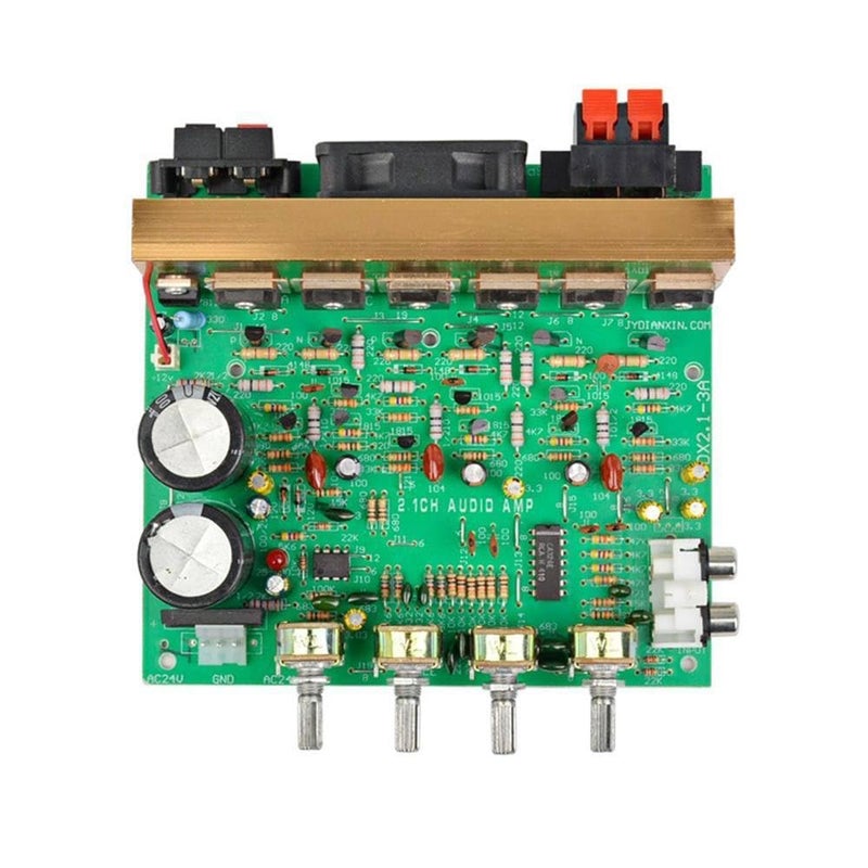 DX 2 1 Large Power Audio Board Dual Channel Subwoofer Home Theater DIY Sound Module - Image 3
